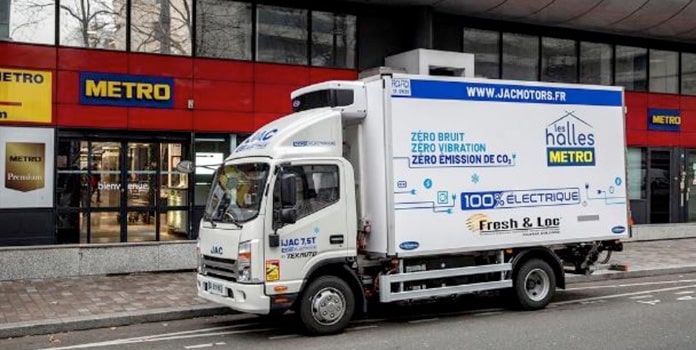Le 1er test européen d’un camion électrique multi-température finalisé