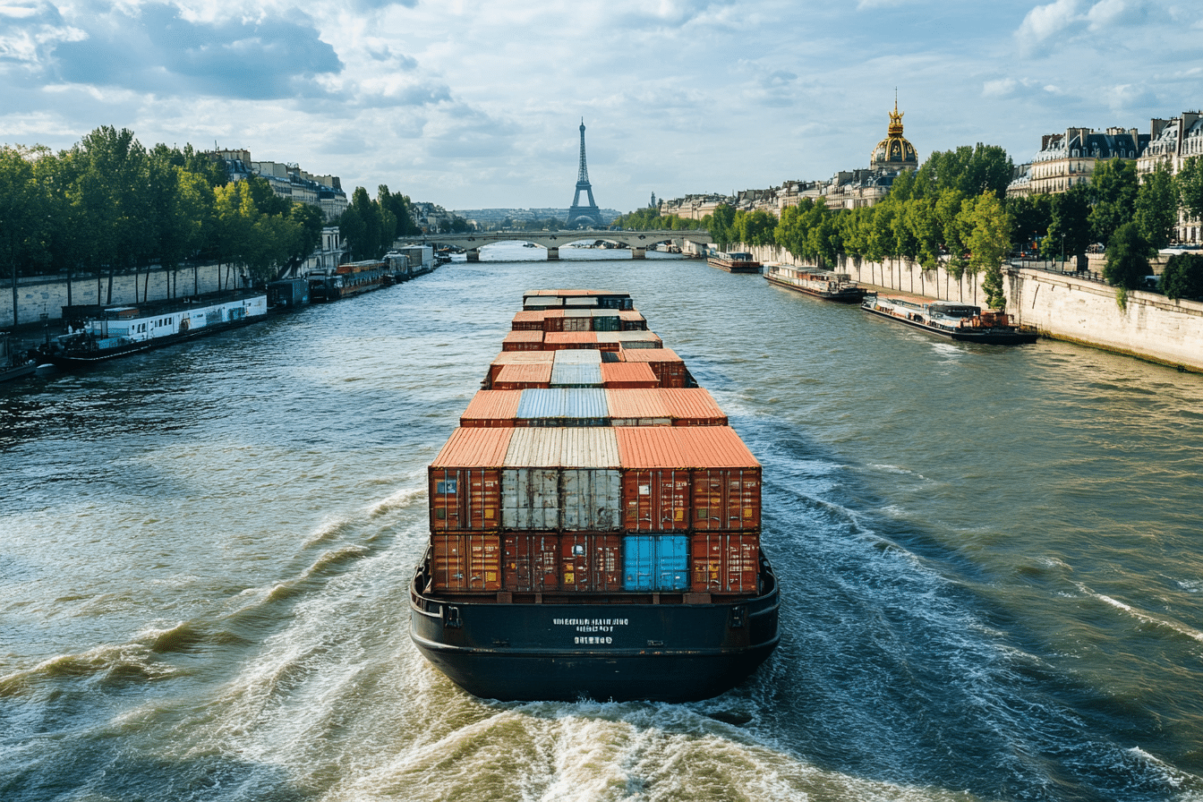 HAROPA PORT lance les travaux du chenal fluvial de Port 2000 pour une logistique décarbonée