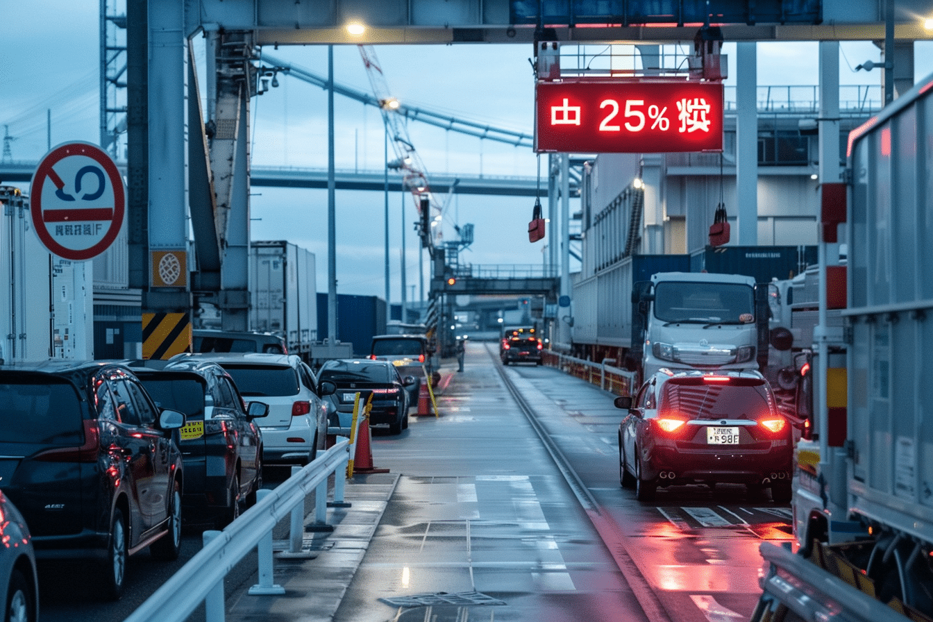 les États-Unis imposeront des tarifs douaniers de 25 % sur les voitures importées