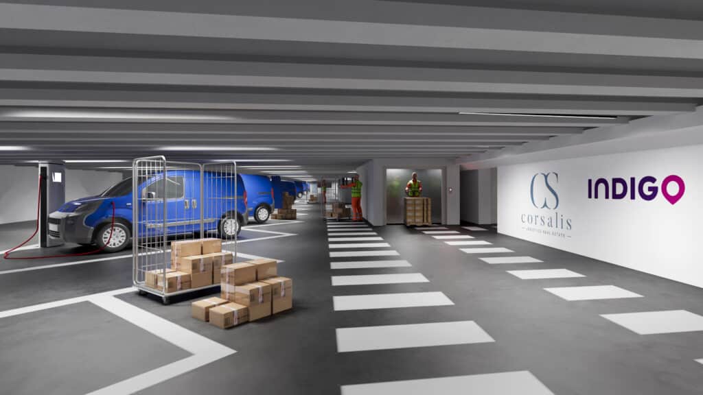 Livraisons et mobilité durable avec INDIGO et CORSALIS