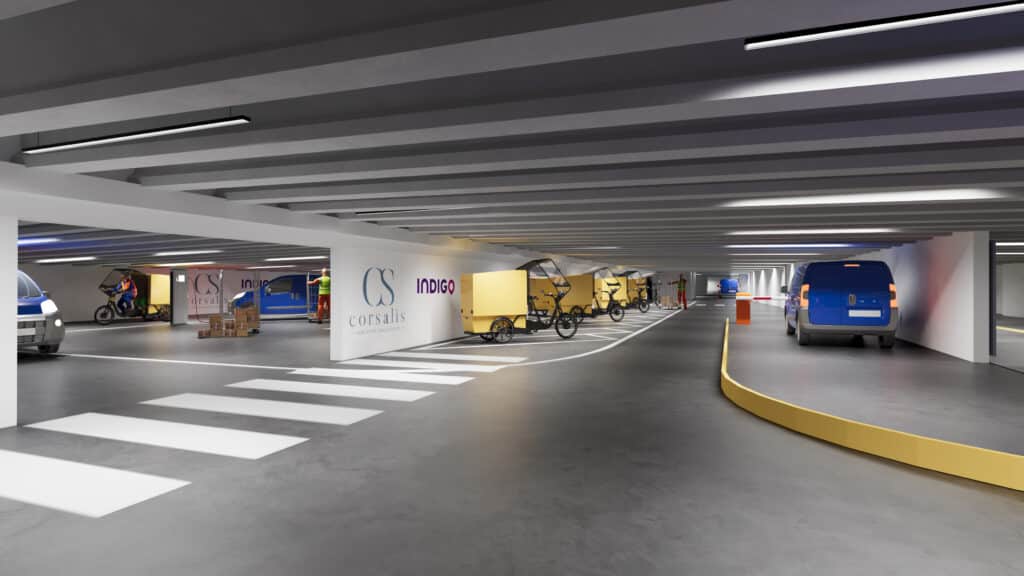 Livraisons et mobilité durable avec INDIGO et CORSALIS