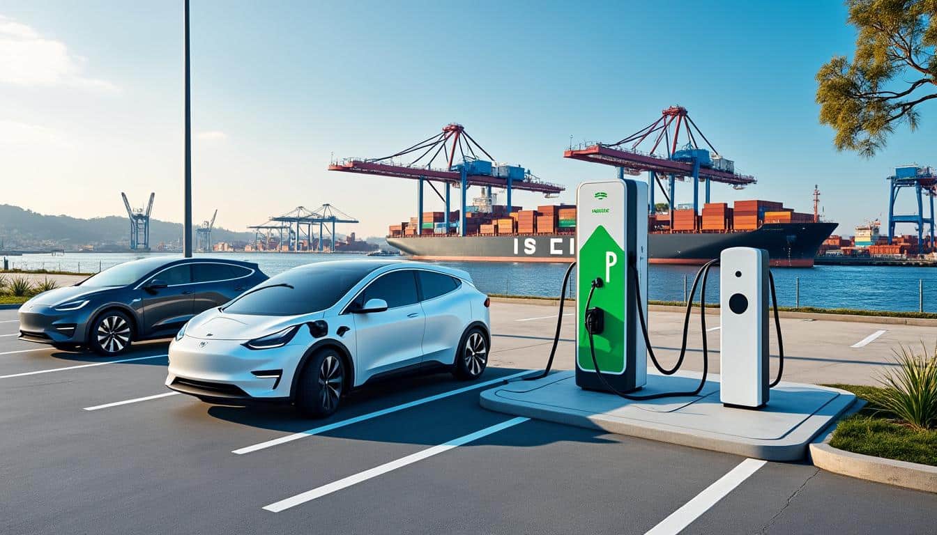 découvrez la nouvelle station de recharge pour véhicules électriques au port d'oakland, un espace innovant qui facilite l'accès à l'énergie propre et soutient la transition vers des transports plus durables. profitez de cet environnement écologique tout en contribuant à la réduction des émissions de carbone.
