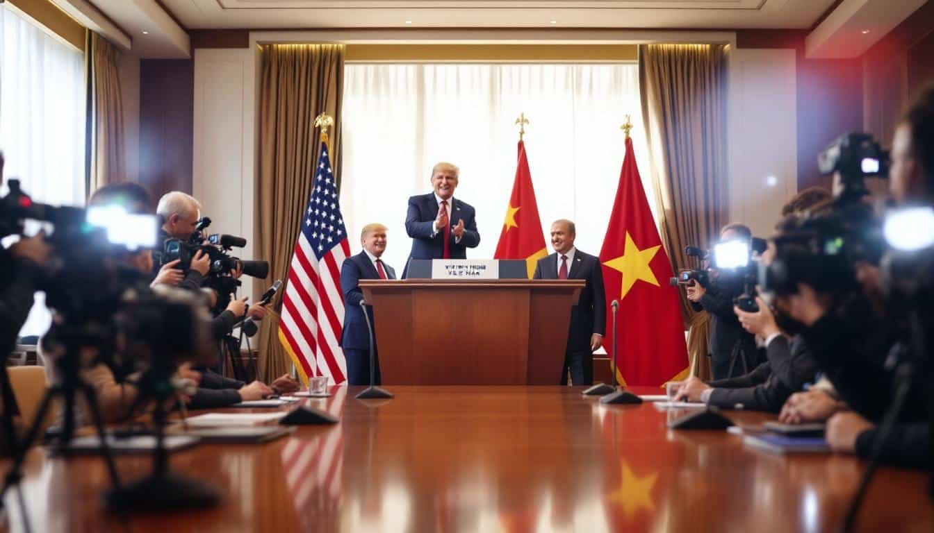 découvrez les détails de l'accord commercial entre les états-unis et le vietnam, annoncé par trump, qui promet de renforcer les échanges économiques et d'ouvrir de nouvelles opportunités pour les deux nations.
