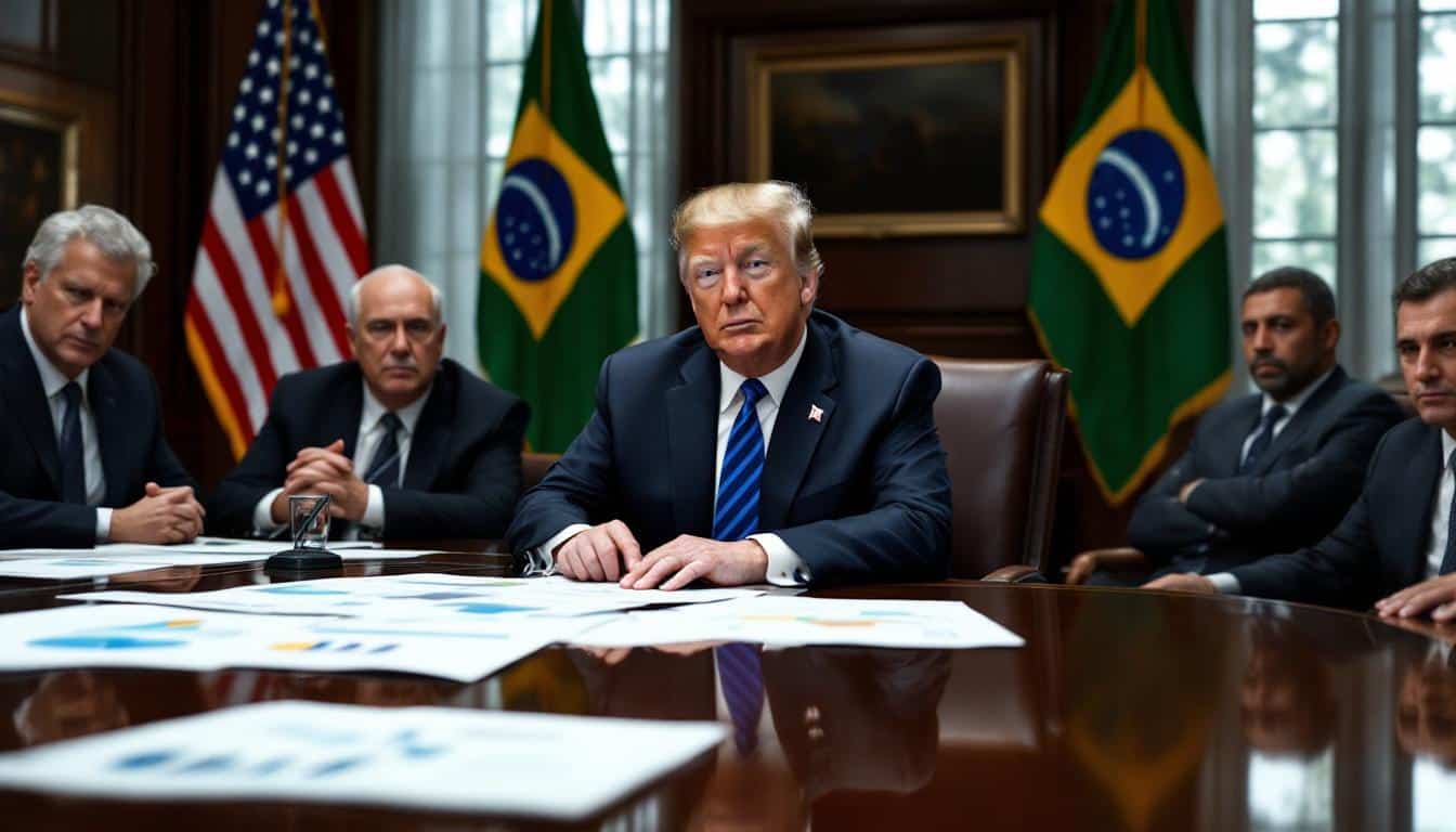 découvrez comment donald trump a lancé une enquête de section 301 sur le brésil, une mesure qui pourrait avoir des implications majeures pour les relations commerciales entre les deux pays. explorez les enjeux économiques et politiques de cette initiative.