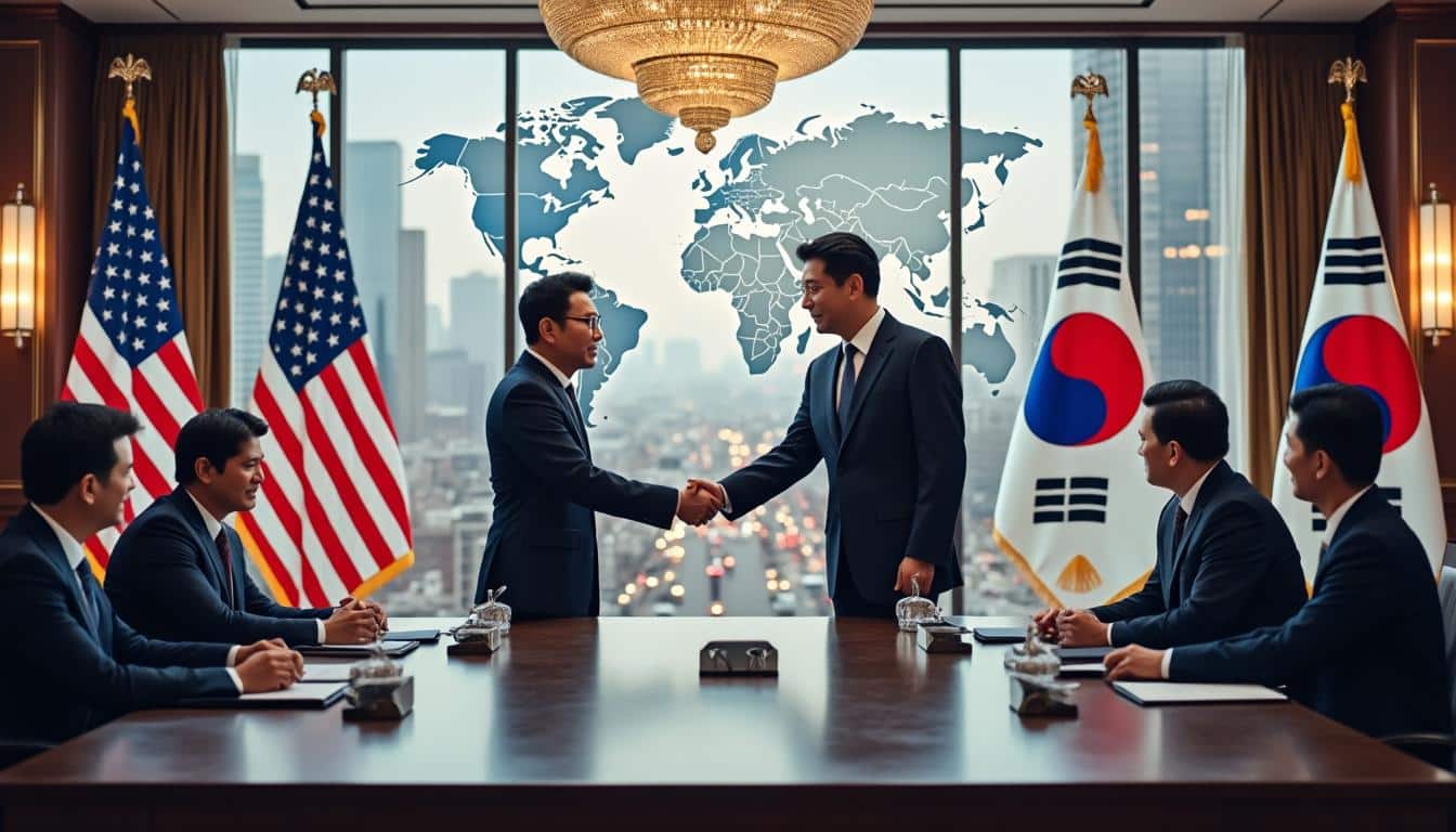 Les États-Unis et la Corée du Sud concluent un accord tarifaire, annonce Trump