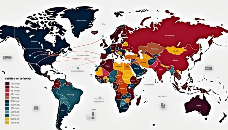 Cartographie des tarifs de Trump selon l’équilibre commercial et la géographie