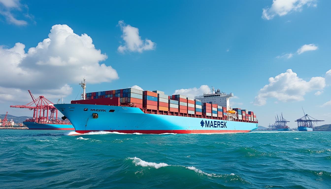Maersk adopte des stratégies pour éviter les frais liés aux navires en provenance de Chine