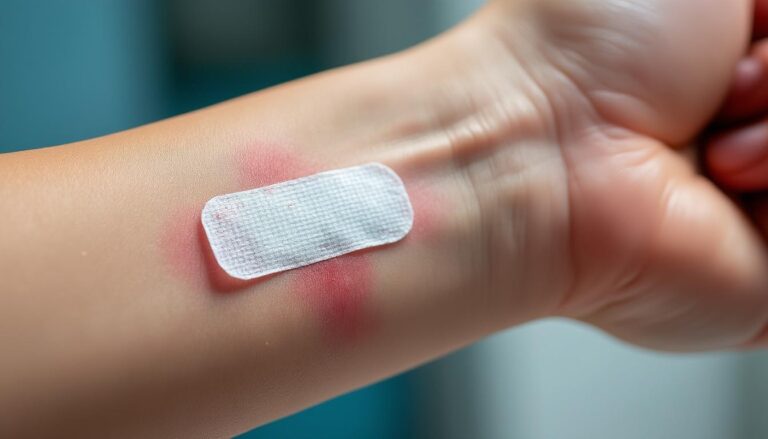 Un pansement est nécessaire ici