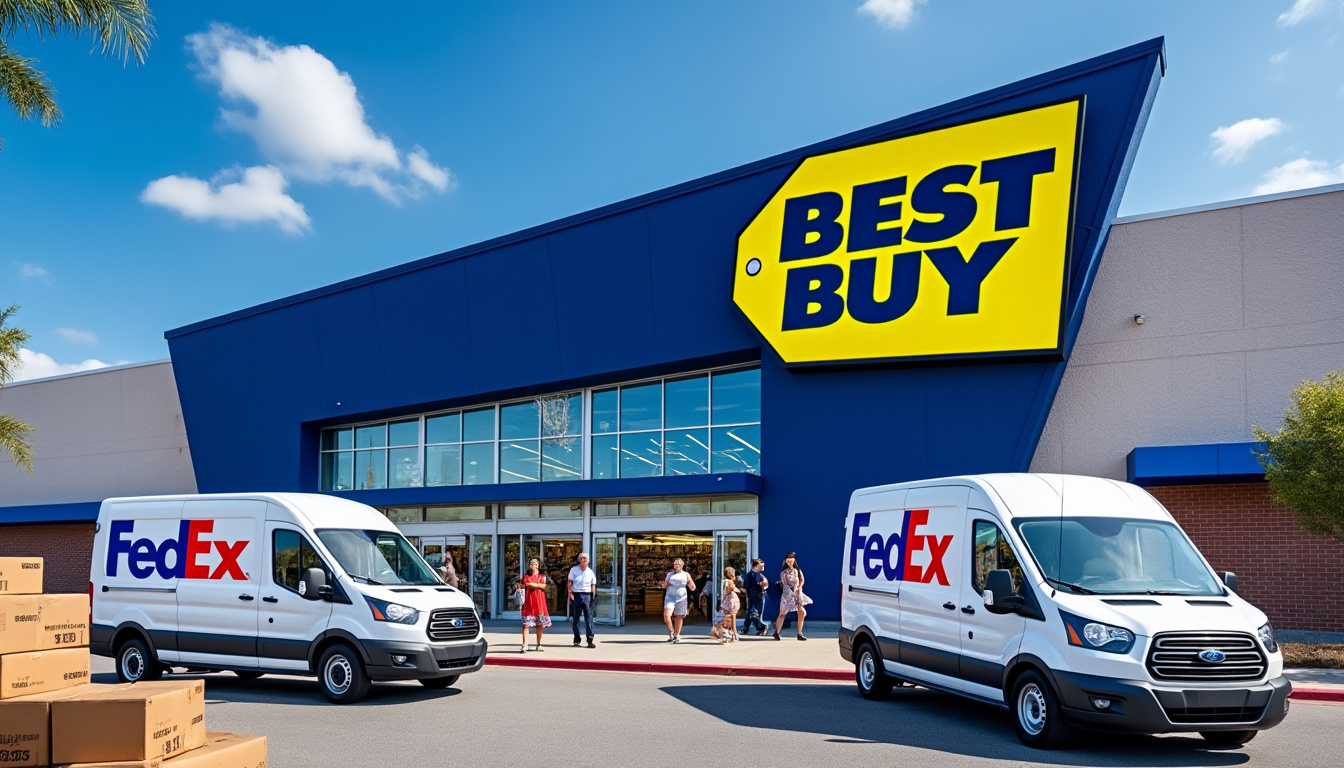 fedex devient le transporteur principal de colis pour best buy, assurant des livraisons rapides et fiables pour les clients. découvrez les avantages de ce partenariat stratégique.