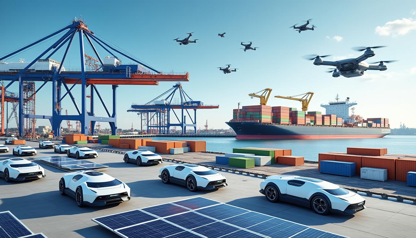 Transformer les opérations maritimes : Innovations stratégiques pour moderniser les ports et optimiser l’efficacité du commerce mondial