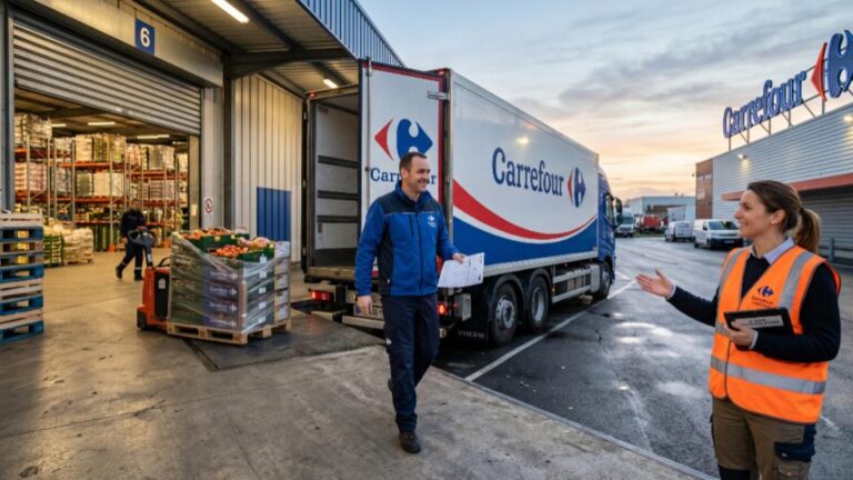 Organisation de la supply chain de Carrefour