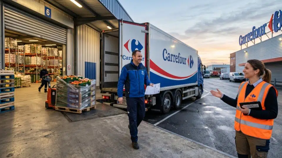 Organisation de la supply chain de Carrefour