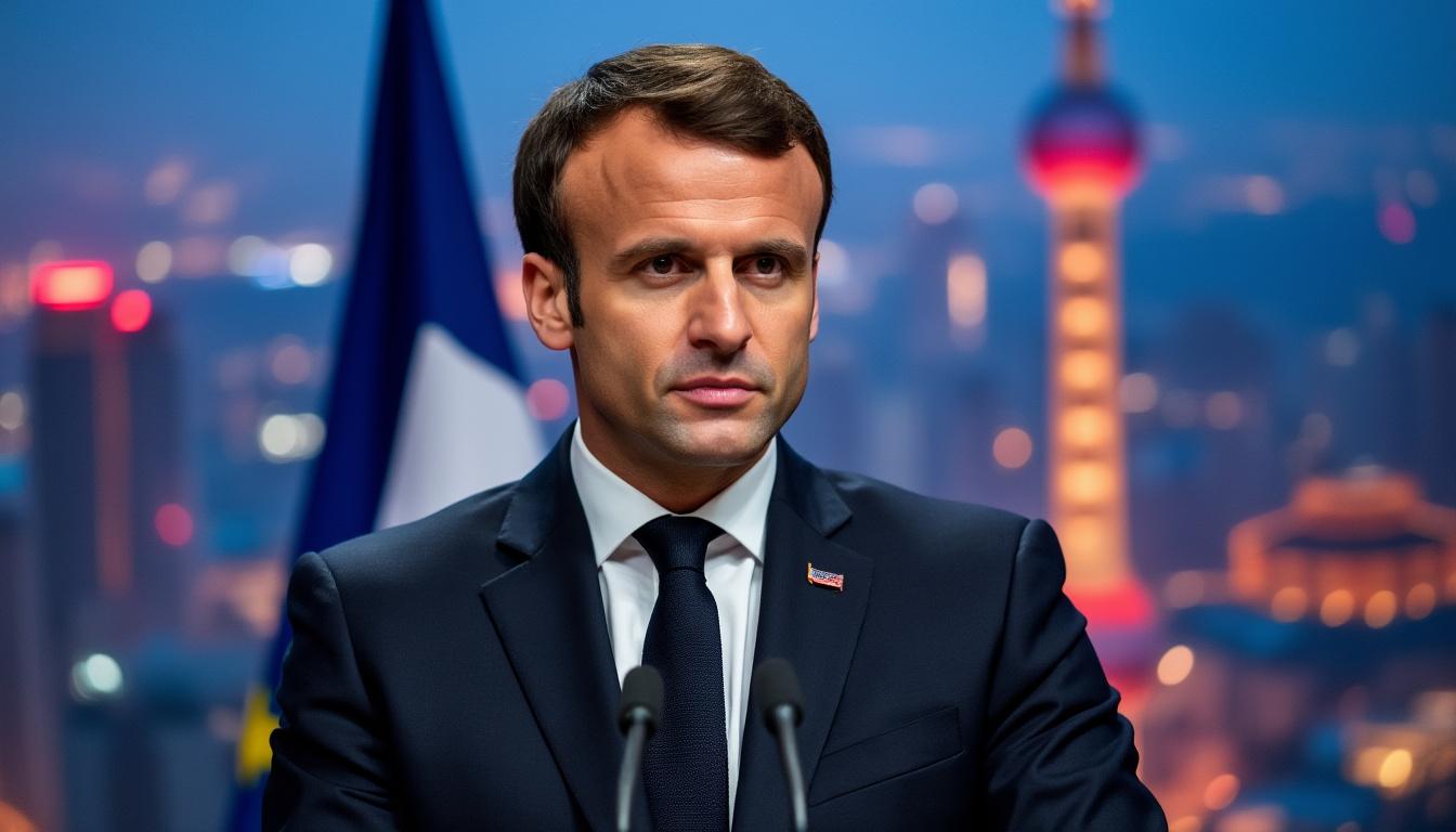 Guerre commerciale en vue ? Macron menace Pékin de lourds droits de douane !