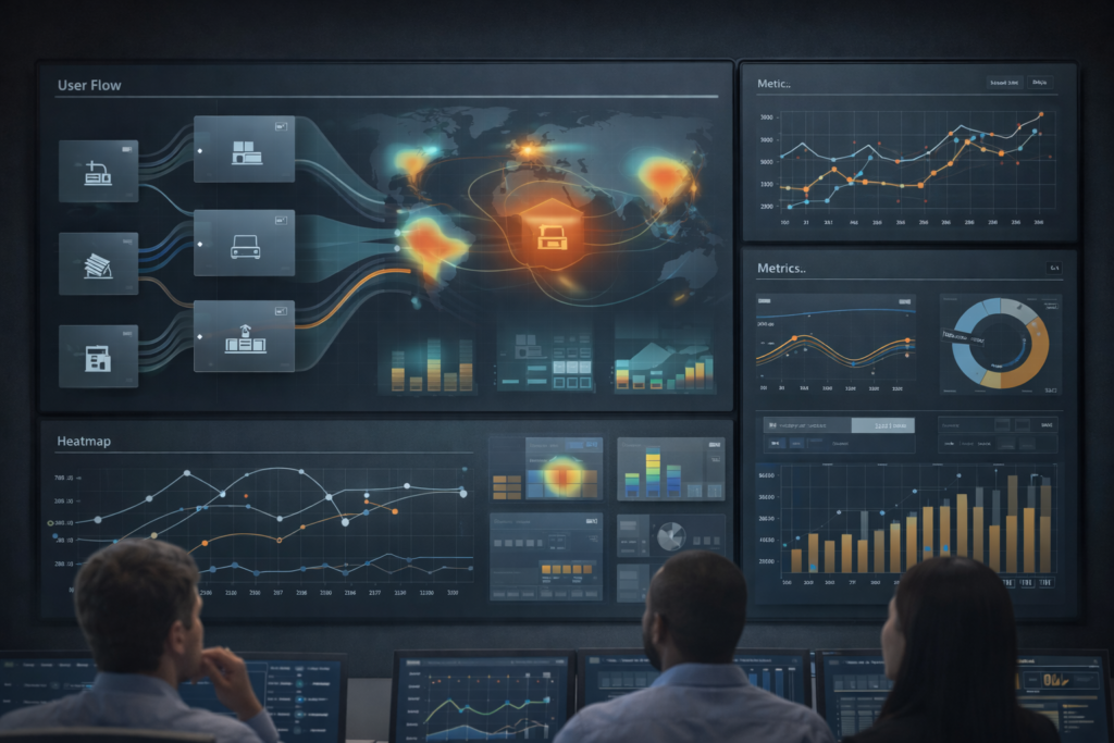 Analyse des données d’usage et de l’expérience utilisateur sur un outil supply chain.