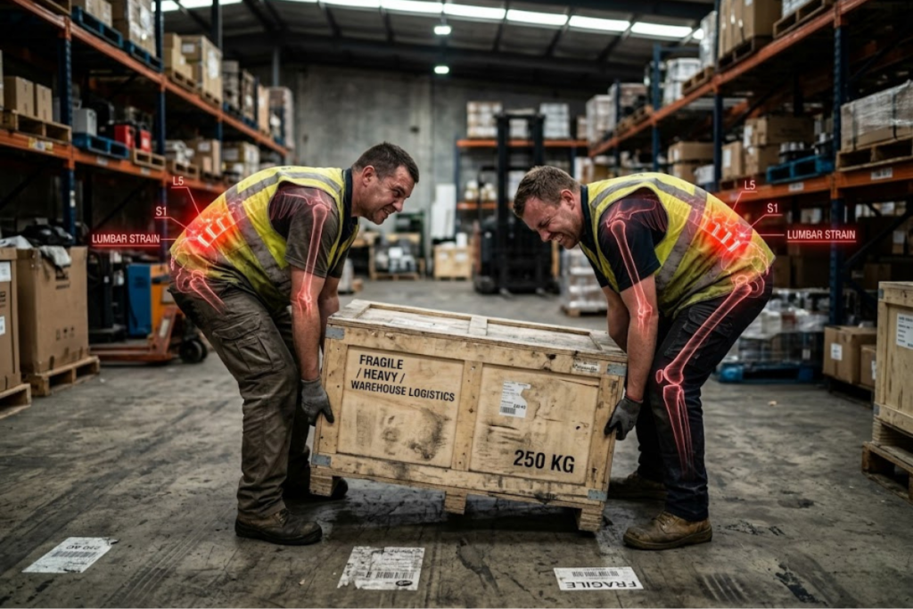 La formation en gestion des risques inclut l'identification des mauvaises postures de levage