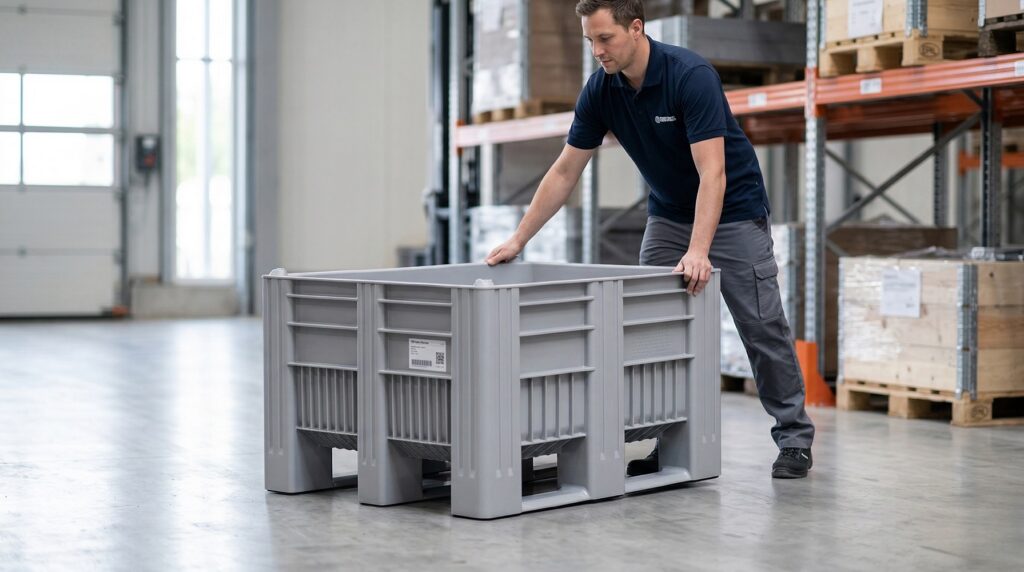CB3 Low : une caisse palette compacte signée Craemer