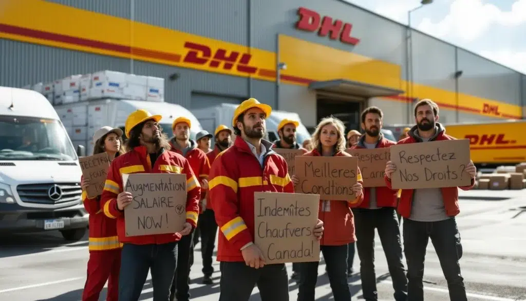 DHL Canada en grève