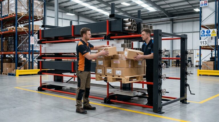 Tiroir à palettes ACTISTOR : Actiwork sécurise la logistique