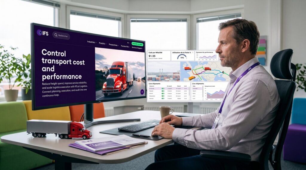 Audit de fret automatisé avec IFS.ai Logistics