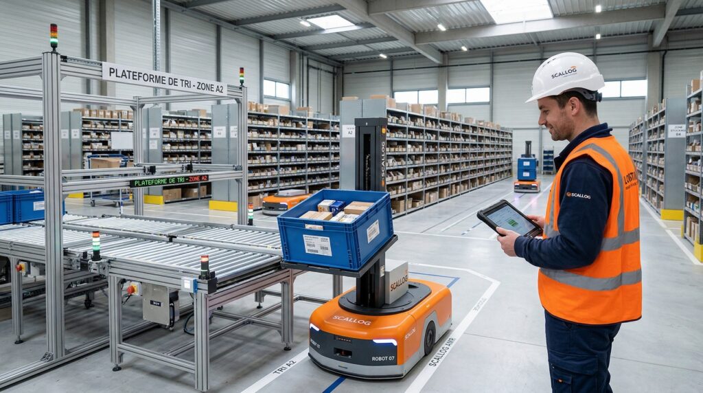 Robotique logistique SCALLOG
