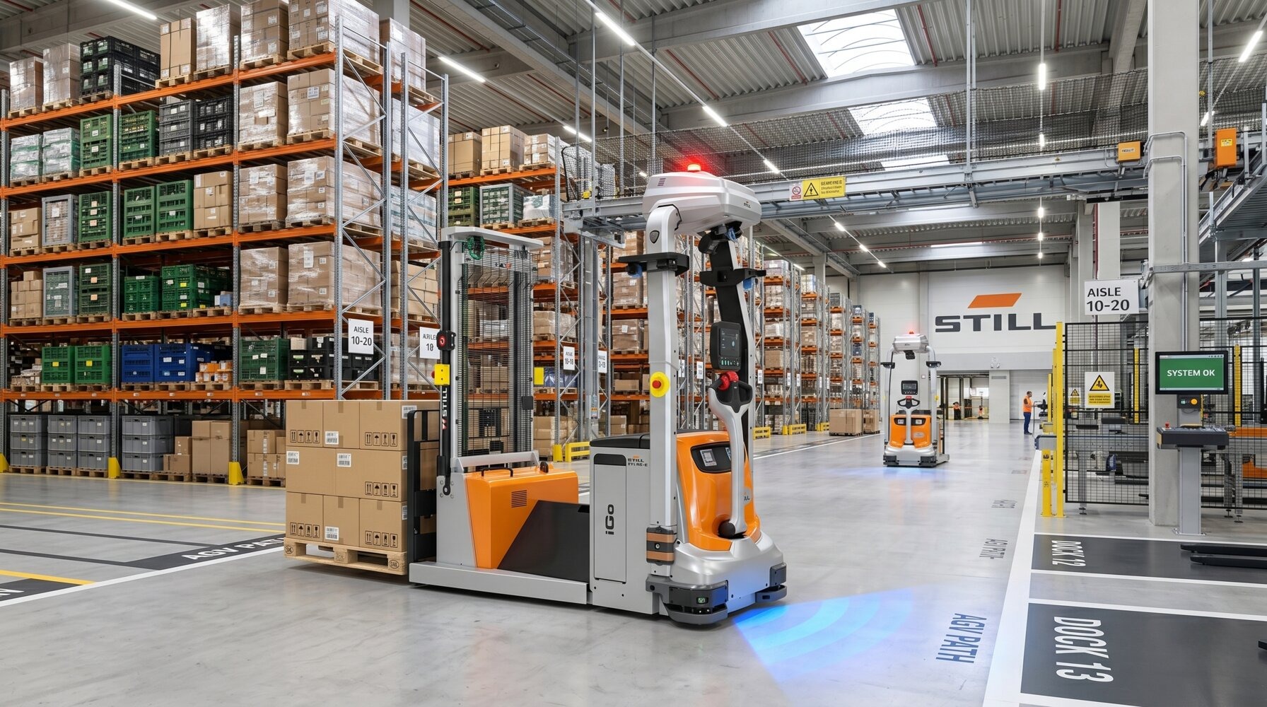 EXV-CB iGo : le premier gerbeur automatisé à contrepoids STILL