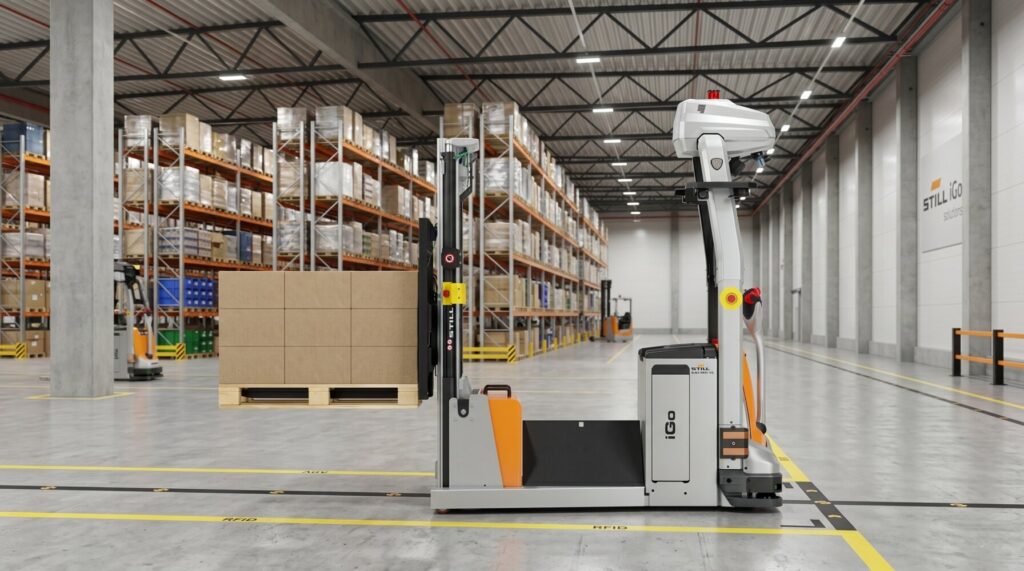 EXV-CB iGo : le premier gerbeur automatisé à contrepoids STILL