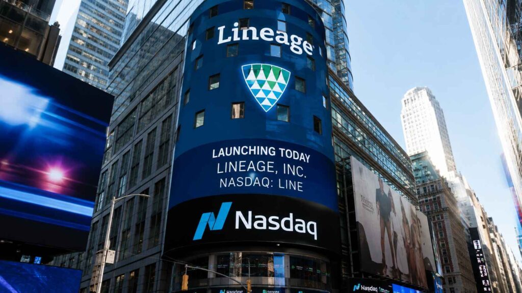 L'entrée en bourse de Lineage au Nasdaq en 2024