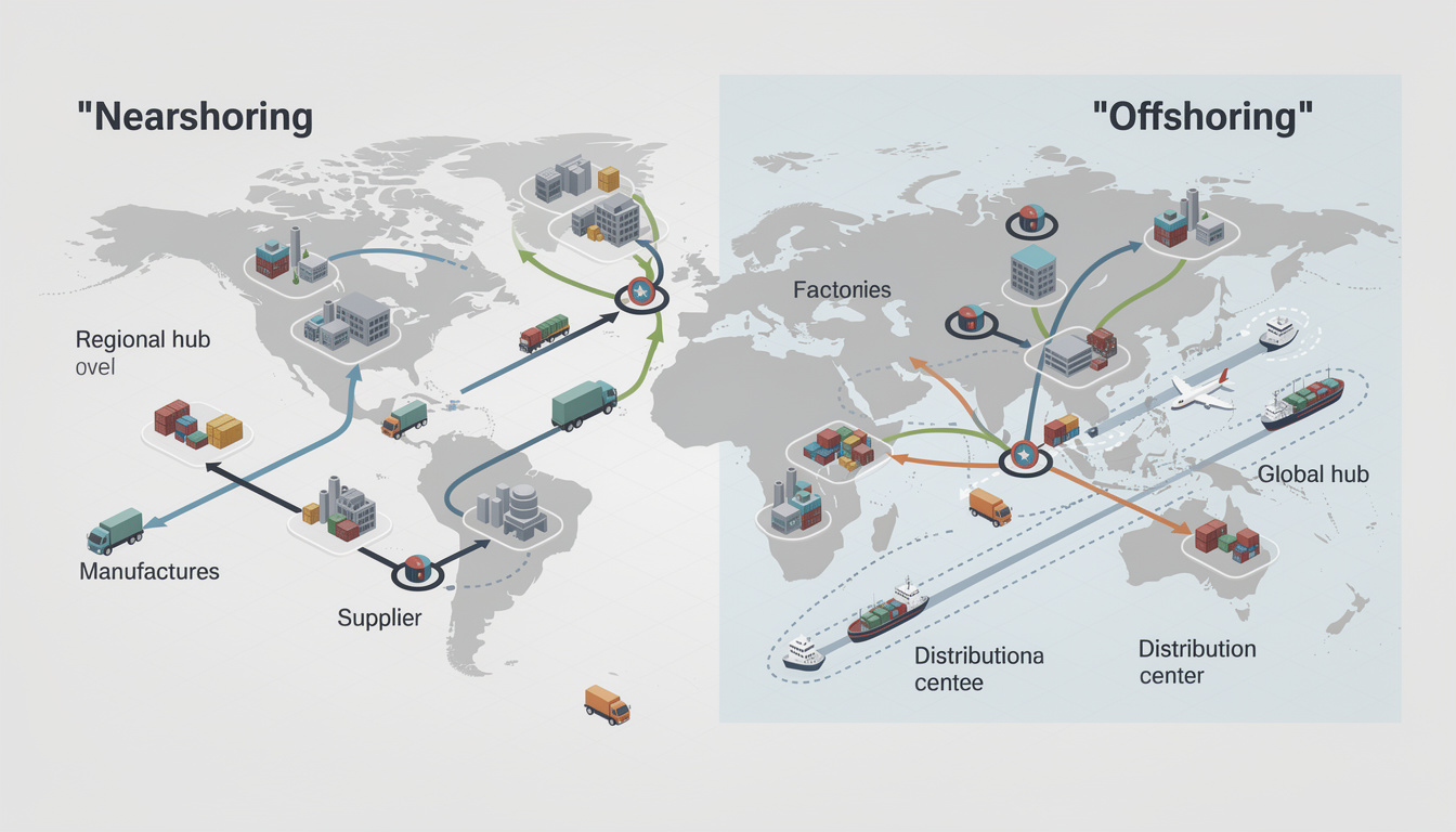 découvrez les différences entre nearshoring et offshoring et choisissez le modèle idéal pour sécuriser et optimiser votre supply chain.