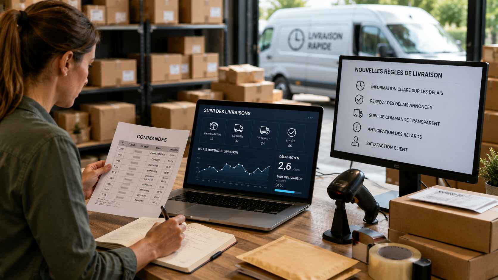 Les délais de livraison imposent de nouvelles règles aux vendeurs en ligne