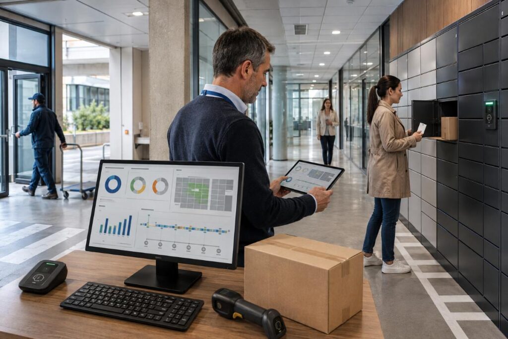 Traçabilité des colis et casiers connectés