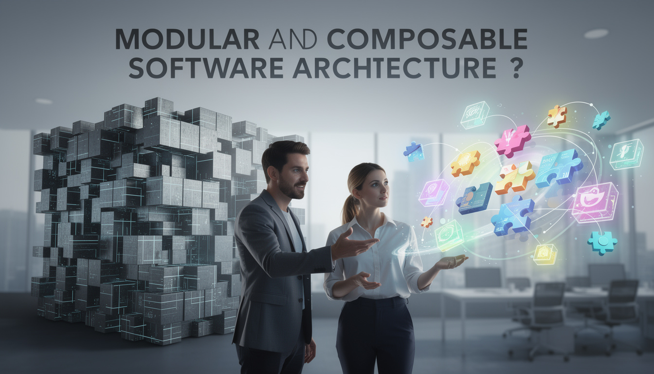 La transition des ERP monolithiques vers des architectures logicielles modulaires et composables