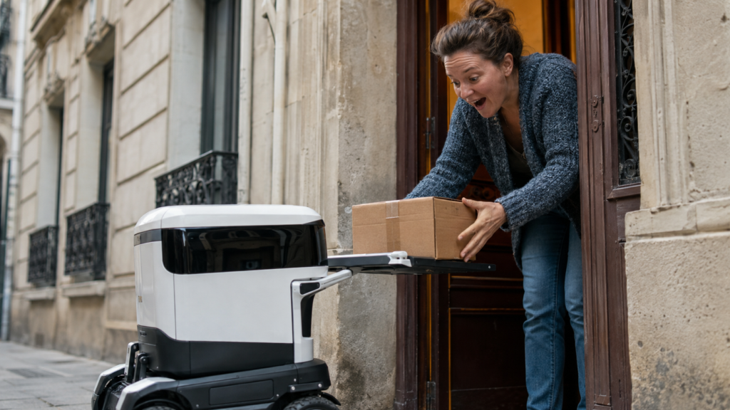 Robots de livraison autonomes : feu vert réglementaire