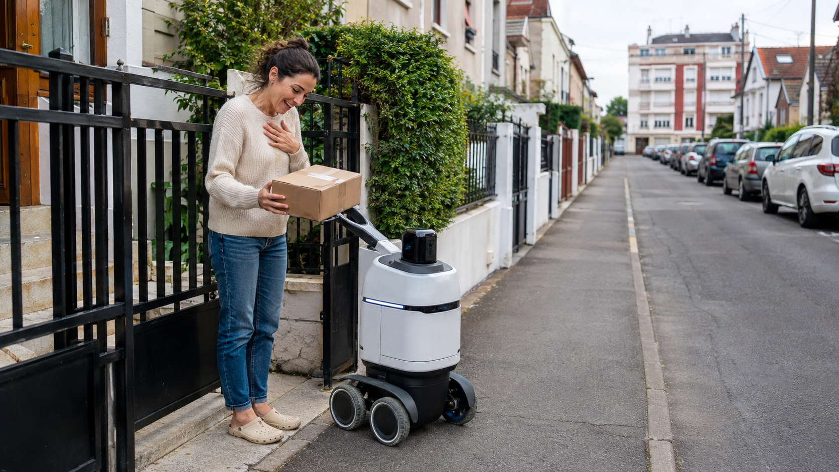 Robots de livraison autonomes : feu vert réglementaire