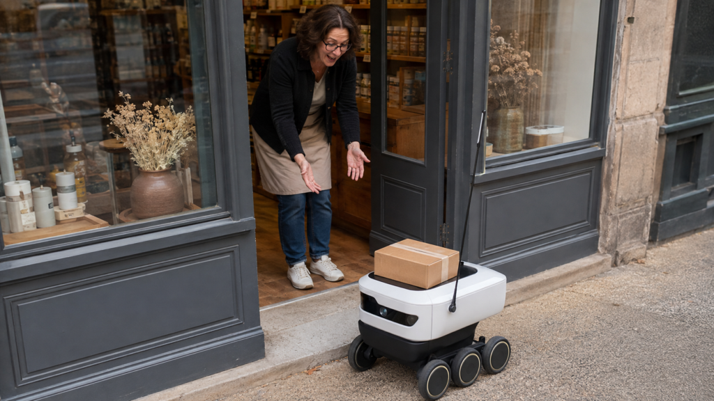 Robots de livraison autonomes : feu vert réglementaire