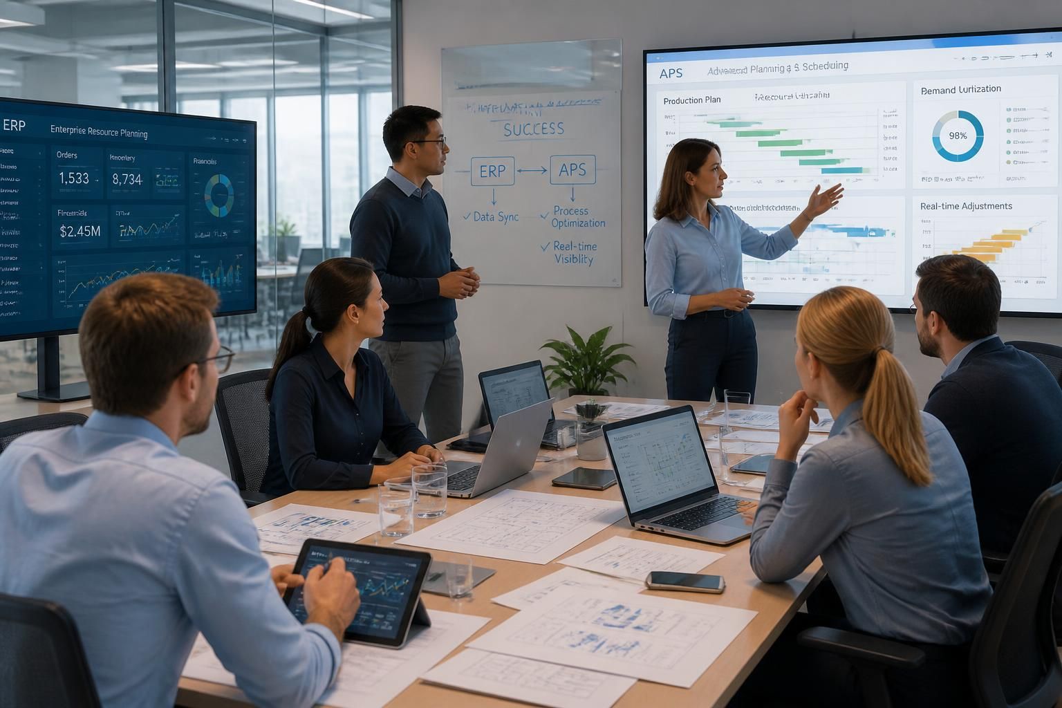 Comment réussir l’intégration d’un outil d’APS (Advanced Planning System) dans un ERP existant ?