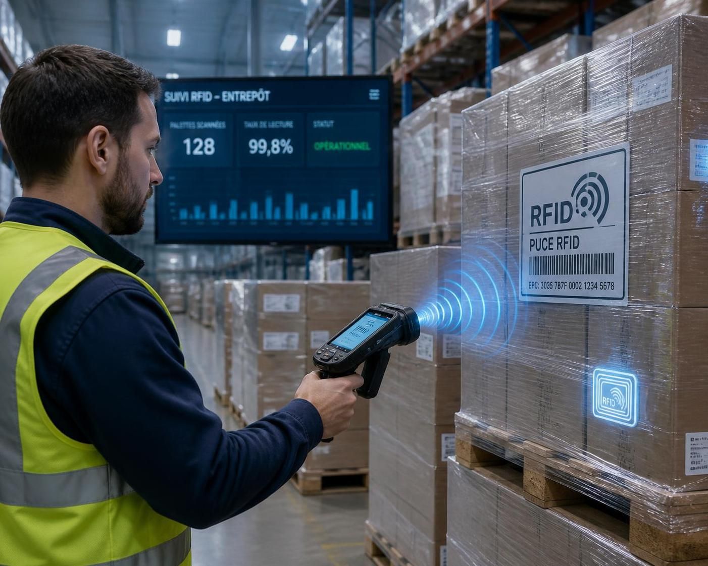découvrez comment l'iot et les puces rfid révolutionnent la gestion des entrepôts en éliminant 99% des erreurs d'inventaire, optimisant ainsi la précision et l'efficacité.