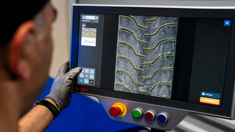 NAZCA de Michelin automatise le recreusage des pneus poids lourds