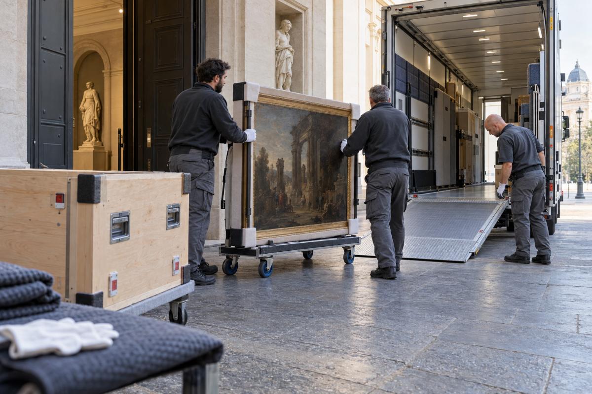 Le transport d’œuvres d’art, pour particuliers ou musées
