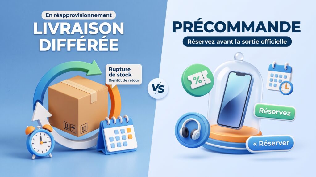 livraison differee precommande
